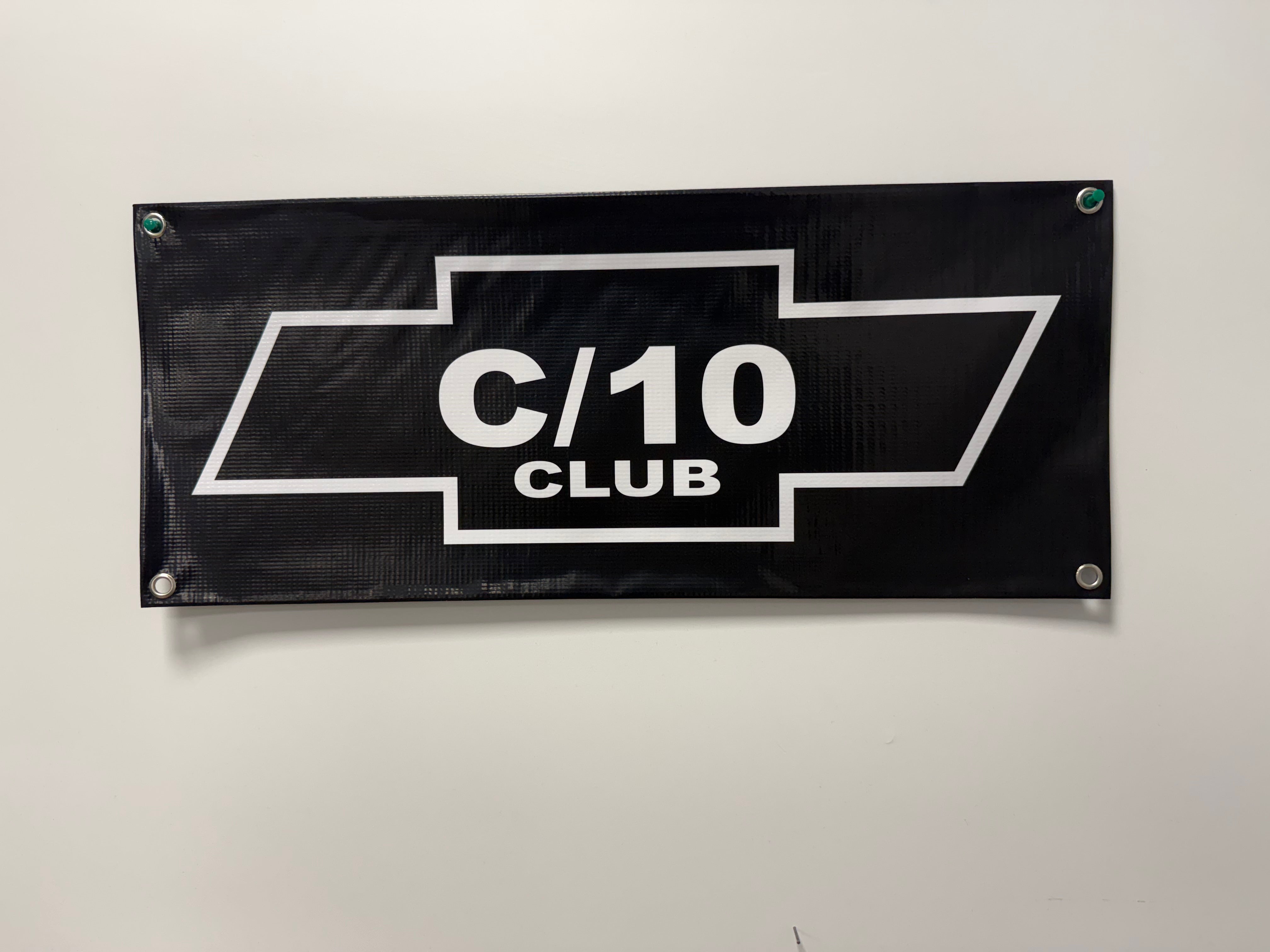 C10 Club Garage Banner