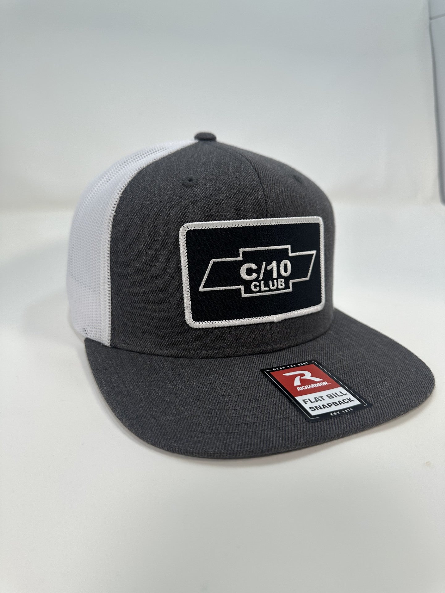 C10 Club Heather Grey Snap Back Patch Hat